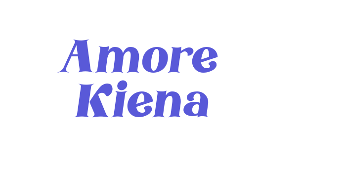 Amore Kiena Font