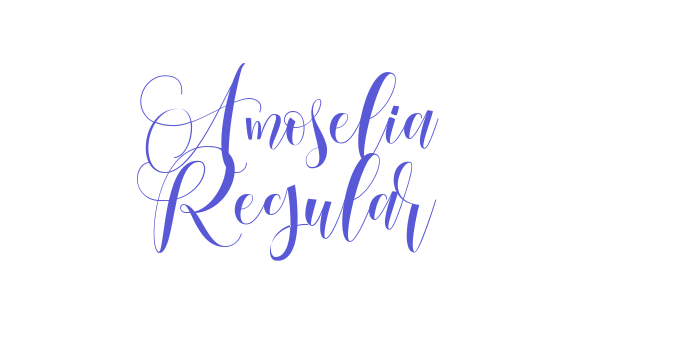 Amoselia Regular Font Download