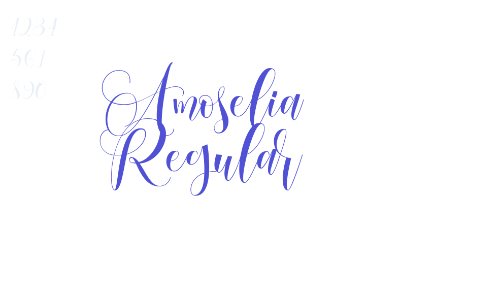 Amoselia Regular-font-download