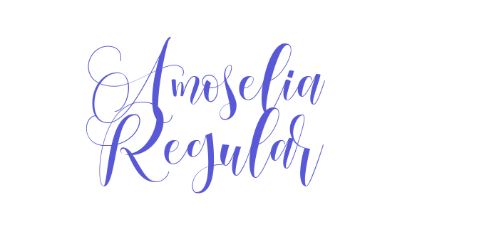 Amoselia Regular Font