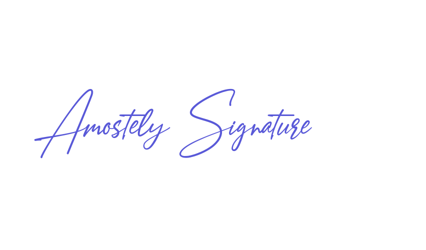 Amostely Signature Font Download