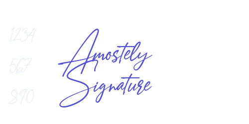 Amostely Signature-font-download