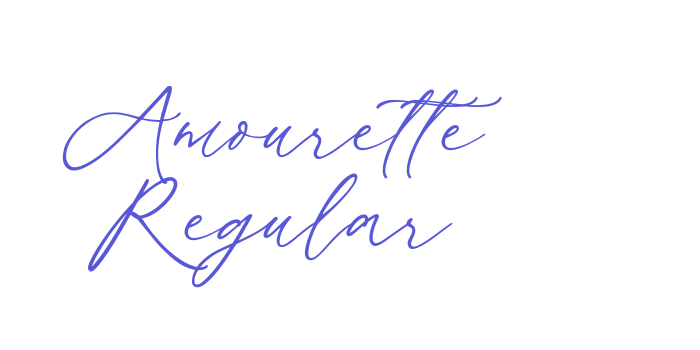 Amourette Regular Font