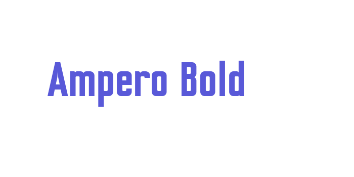 Ampero Bold Font Download