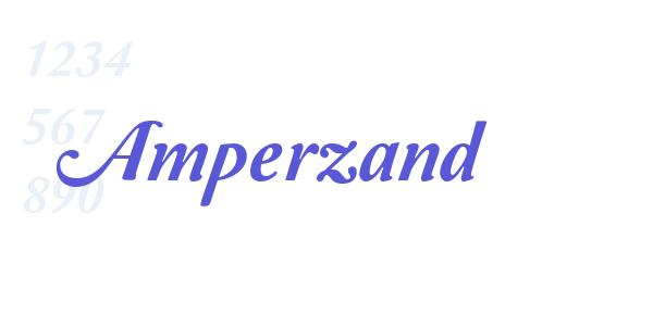 Amperzand font