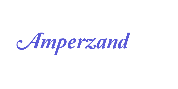 Amperzand Font Download