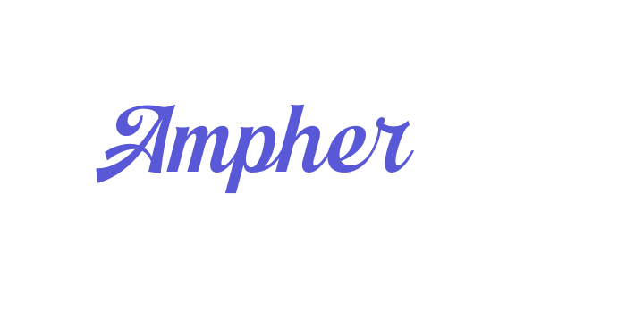 Ampher Font