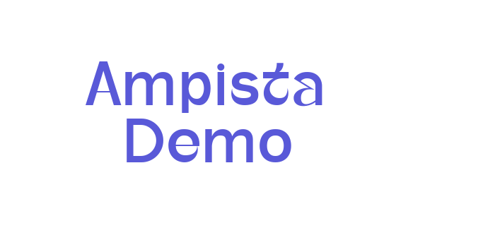 Ampista Demo Font Download