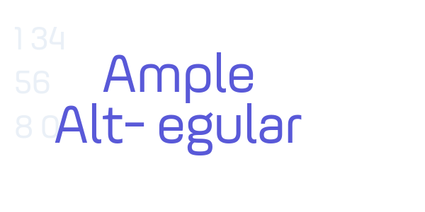 Ample Alt-Regular font free