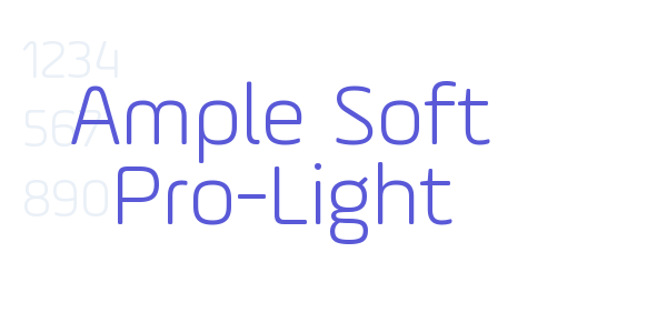 Ample Soft Pro-Light font free