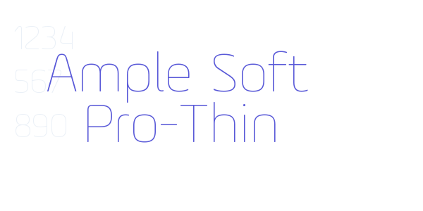 Ample Soft Pro-Thin font free