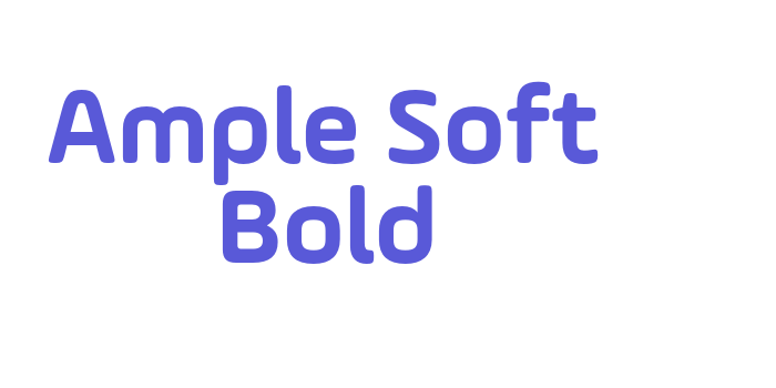 Ample Soft Bold Font