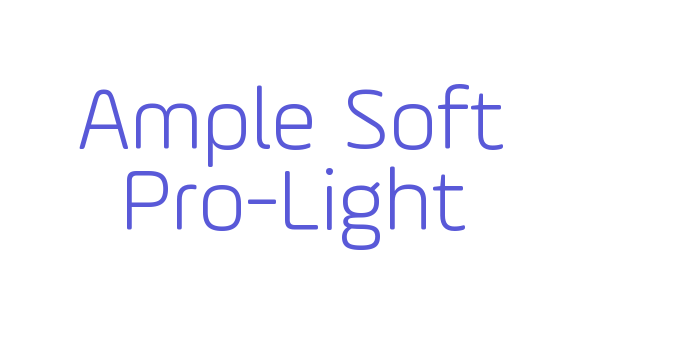 Ample Soft Pro-Light Font Download