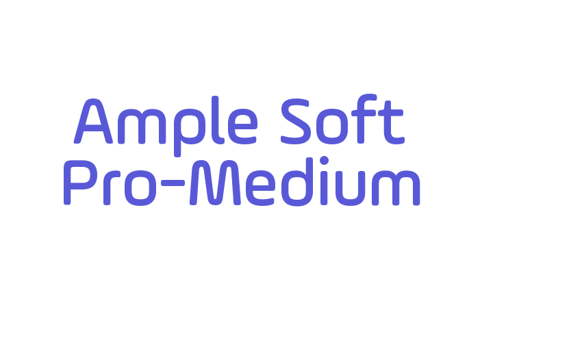 Ample Soft Pro-Medium Font Download