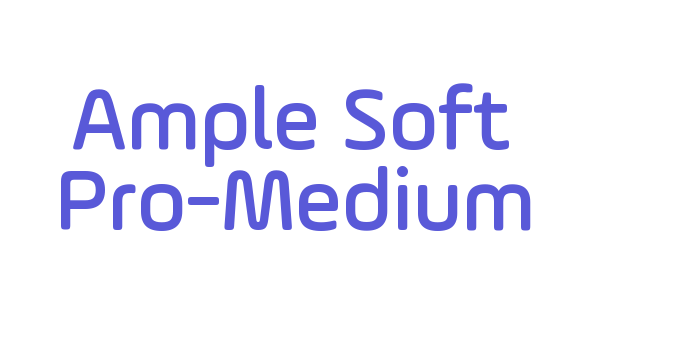 Ample Soft Pro-Medium Font Download