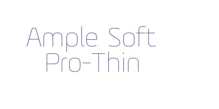 Ample Soft Pro-Thin Font Download