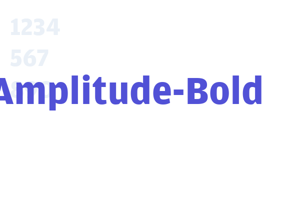 Amplitude-Bold