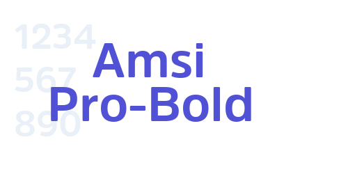 Amsi Pro-Bold-font-download