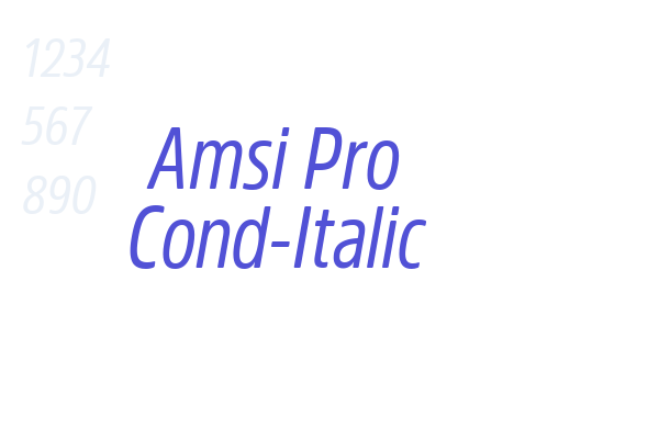 Amsi Pro Cond-Italic