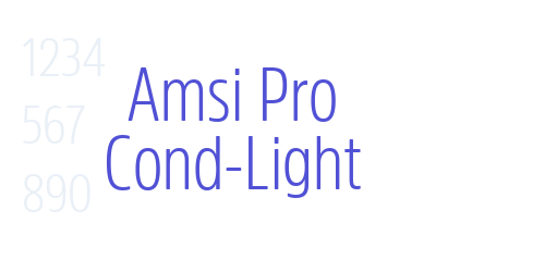 Amsi Pro Cond-Light-font-download