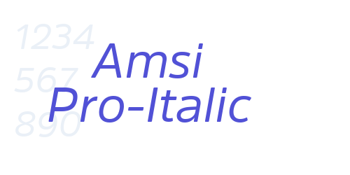 Amsi Pro-Italic