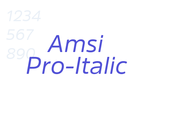 Amsi Pro-Italic