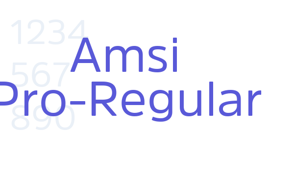 Amsi Pro-Regular font free