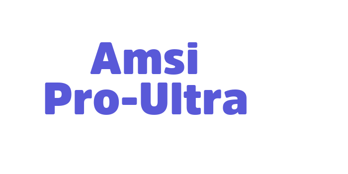 Amsi Pro-Ultra Font Download