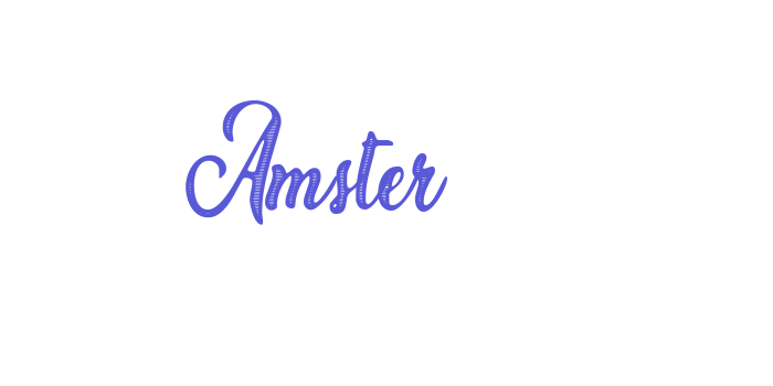 Amster Font Download