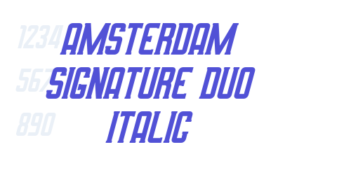 Amsterdam Signature Duo Italic