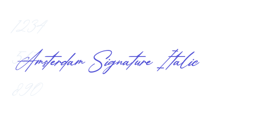 Amsterdam Signature Italic