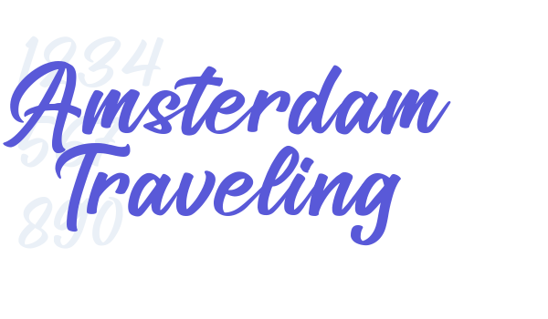 Amsterdam Traveling Font