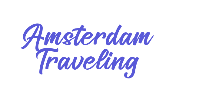 Amsterdam Traveling Font Download