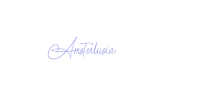 Amsterlusia Font Download