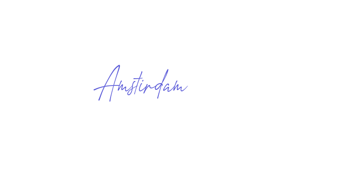 Amstirdam Font