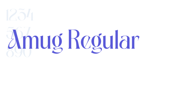 Amug Regular font free