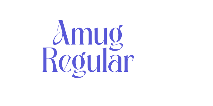 Amug Regular Font