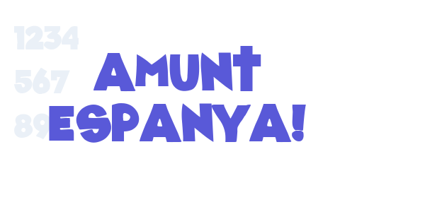 Amunt Espanya! font free