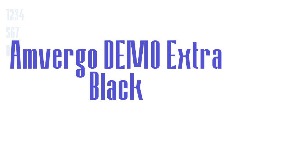 Amvergo DEMO Extra Black-font-download