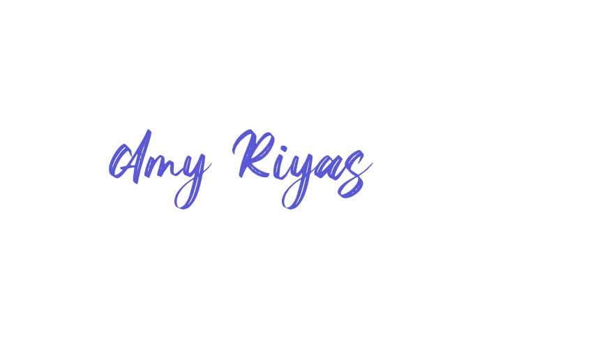 Amy Riyas Font Download