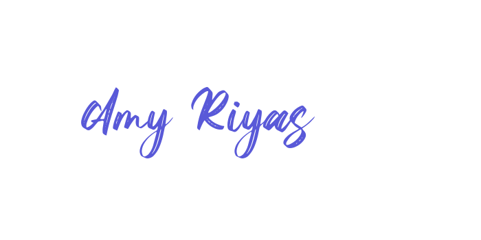 Amy Riyas Font Download