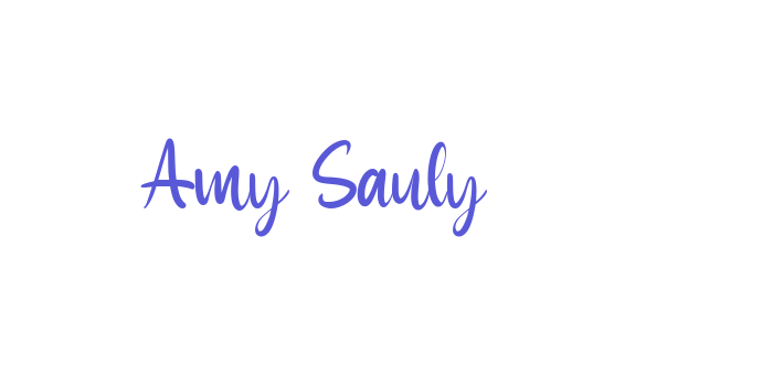 Amy Sauly Font Download