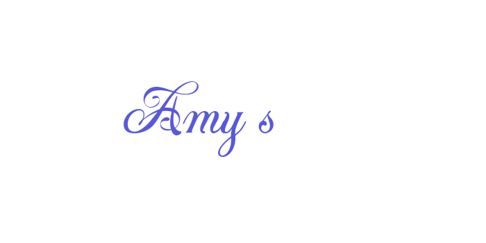 Amy’s Font