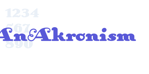 AnAkronism font free