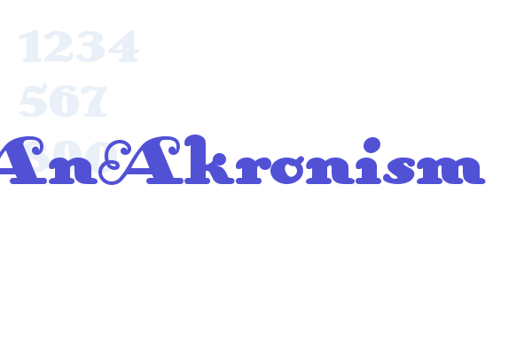 AnAkronism Font Download