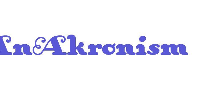 AnAkronism Font