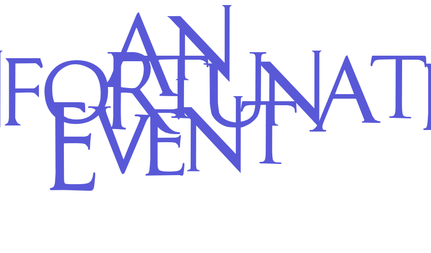 An Unfortunate Event Font Download