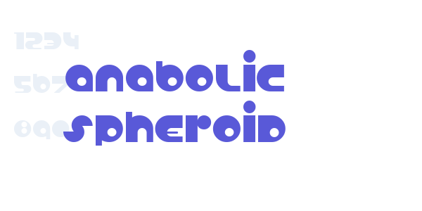 Anabolic Spheroid font free