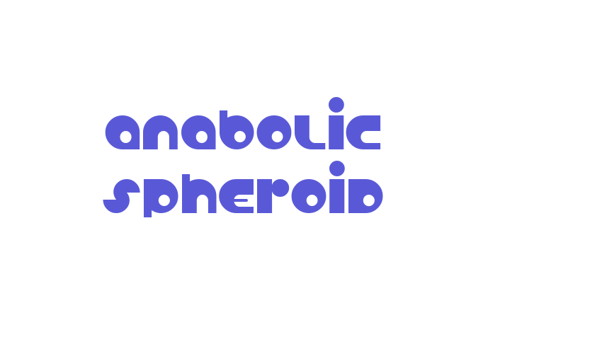 Anabolic Spheroid Font Download