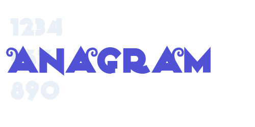 Anagram-font-download